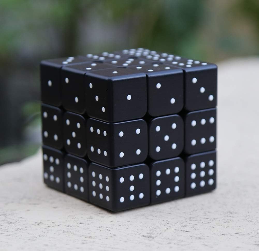 Braille Magic Cube Puzzle for the Visually Impaired