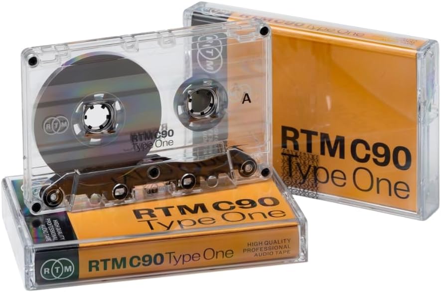 90-Minute Blank Music Cassettes - Pack of 10 for Recording