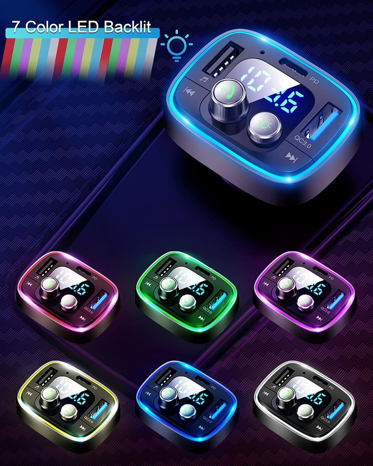 Wireless Bluetooth FM Radio Transmitter & Audio Receiver